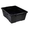 Quantum Storage Systems Latch Container, 21"X15-7/8"X7-3/4", Black LC191507BK